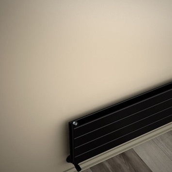 - Type 20H Decorative Radiator 292x1500 Matte Black  - Type 20H Decorative Radiator 292x1500 Matte Black