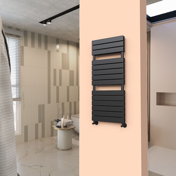  - Type 20H Decorative Towel Warmer 500x1180 Matt Black