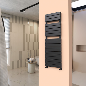 Radiva - Type 20H Decorative Towel Warmer 500x1550 Matt Black