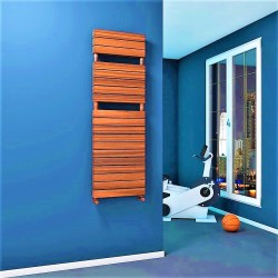 Type 20H Decorative Towel Warmer 500x1550 Wood Effect - Thumbnail