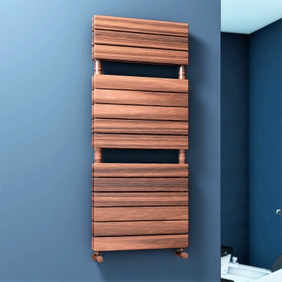 Type 20H Decorative Towel Warmer 600x1180 Wood Effect