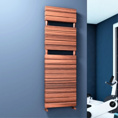 Type 20H Decorative Towel Warmer 600x1550 Wood Effect