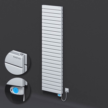 Radiva - Type 20H Electric Steel Decorative Radiator 1772x500 White (Musa Thermostat) 1500W