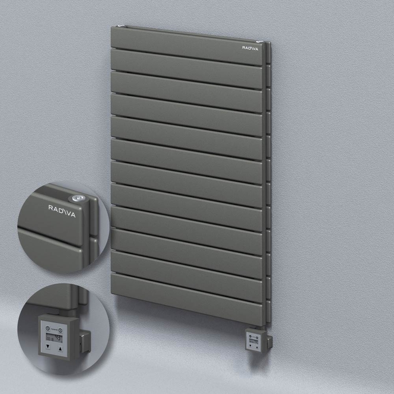 Type 20H Electric Steel Decorative Radiator 884x600 Anthracite (KTX3 Thermostat) 1000W