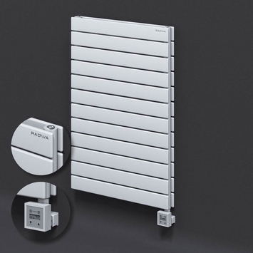 Radiva - Type 20H Electric Steel Decorative Radiator 884x600 White (KTX3 Thermostat) 1000W