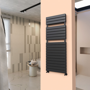 Radiva - Type 20H Sèche Serviettes Décoratif 600x1550 Noir mat
