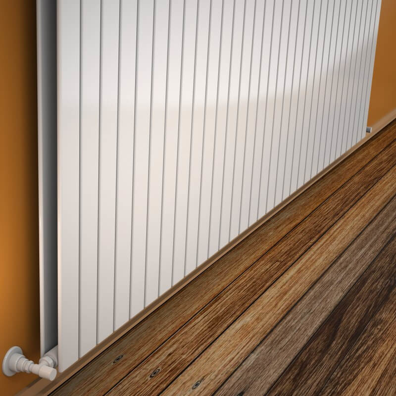 Type 20V Radiateur Décoratif 400x2364 Blanc