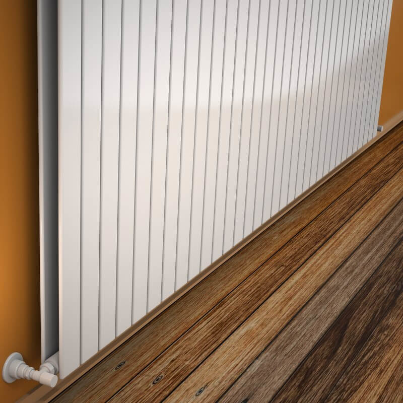 Type 20V Radiateur Décoratif 400x2438 Blanc