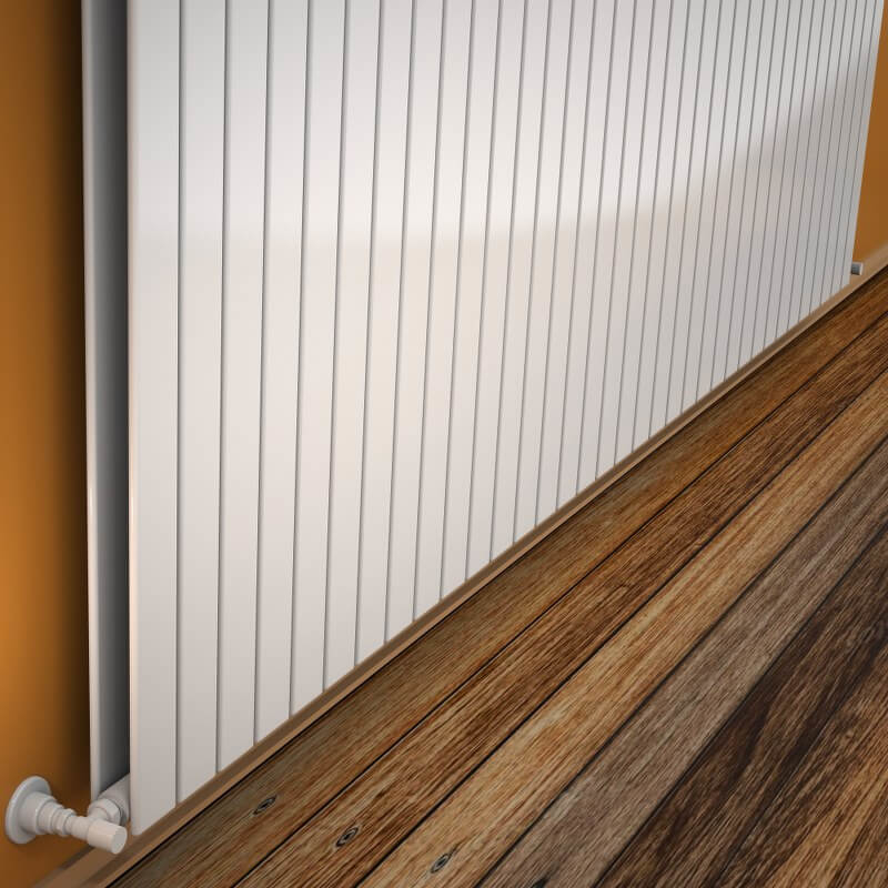 Type 20V Radiateur Décoratif 400x2586 Blanc