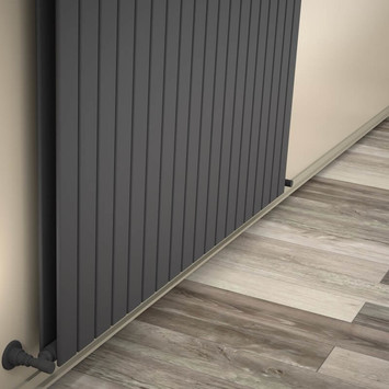 Radiva - Type 20V Radiateur Décoratif 600x1402 Anthracite