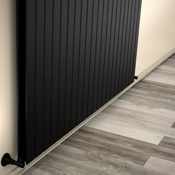Radiva - Type 20V Radiateur Décoratif 600x1550 Noir mat 