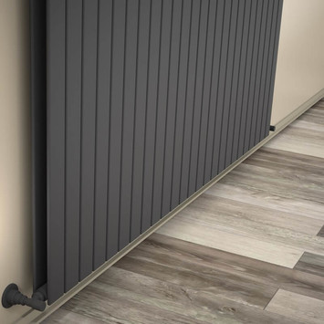 Radiva - Type 20V Radiateur Décoratif 600x1846 Anthracite