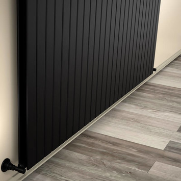 Radiva - Type 20V Radiateur Décoratif 600x1920 Noir mat 