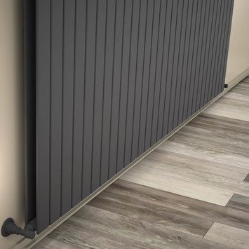 Radiva - Type 20V Radiateur Décoratif 600x2216 Anthracite