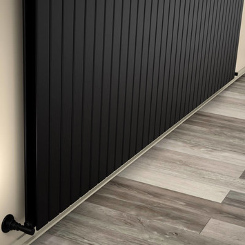 Radiva - Type 20V Radiateur Décoratif 600x2586 Noir mat 