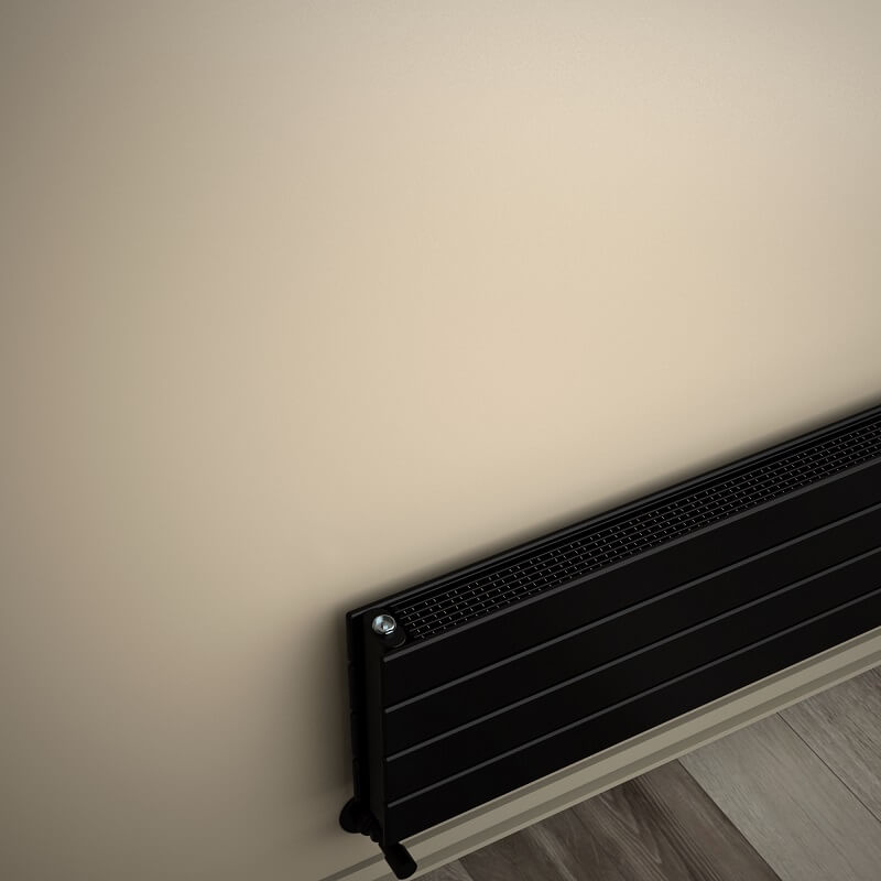 Type 21H Decorative Radiator 292x2600 Matte Black