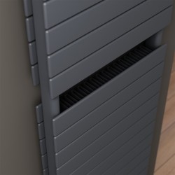 Type 21H Decorative Towel Warmer 500x1180 Anthracite - Thumbnail