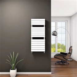 Type 21H Decorative Towel Warmer 500x1180 White - Thumbnail