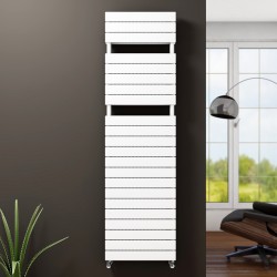 Type 21H Decorative Towel Warmer 500x1772 White - Thumbnail