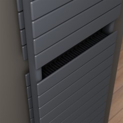 Type 21H Decorative Towel Warmer 600x1180 Anthracite - Thumbnail