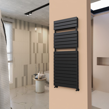 - Type 21H Decorative Towel Warmer 600x1550 Matt Black  - Type 21H Decorative Towel Warmer 600x1550 Matt Black