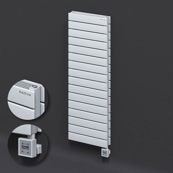 Radiva - Type 21H Electric Steel Radiateur Décoratif 1180x400 Blanc (KTX3 Thermostat) 1000W