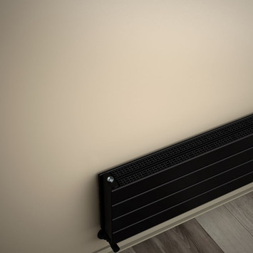 - Type 22H Decorative Radiator 292x1200 Matte Black  - Type 22H Decorative Radiator 292x1200 Matte Black