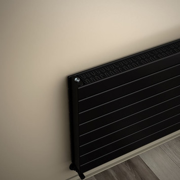 - Type 22H Decorative Radiator 588x2400 Matte Black  - Type 22H Decorative Radiator 588x2400 Matte Black