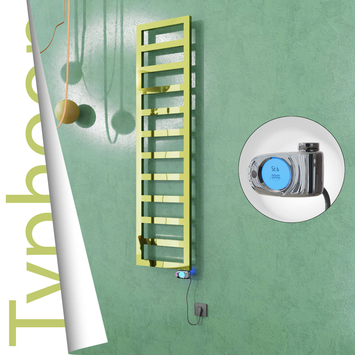 Radiva - Typhoon Elektrikli Paslanmaz Çelik Havlupan 400x1020 Altın (Musa Termostat) 300W