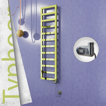 Radiva - Typhoon Elektrikli Paslanmaz Çelik Havlupan 400x1020 Altın (Thesis Termostat) 300W