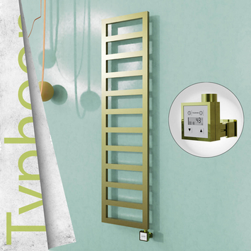 Radiva - Typhoon Elektrikli Paslanmaz Çelik Havlupan 400x1020 Ayna Polisaj (KTX3 Termostat) 300W