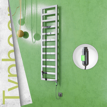 Radiva - Typhoon Elektrikli Paslanmaz Çelik Havlupan 400x1020 Ayna Polisaj (On/Off Düğmeli) 300W