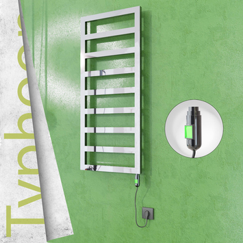 Radiva - Typhoon Elektrikli Paslanmaz Çelik Havlupan 400x1160 Ayna Polisaj (On/Off Düğmeli) 300W