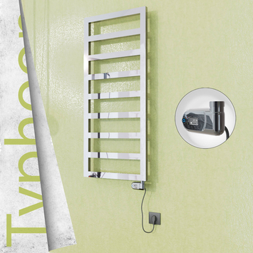  - TYPHOON Elektrikli Paslanmaz Çelik Havlupan 400x1160 Ayna Polisaj (Thesis Termostat) 300W