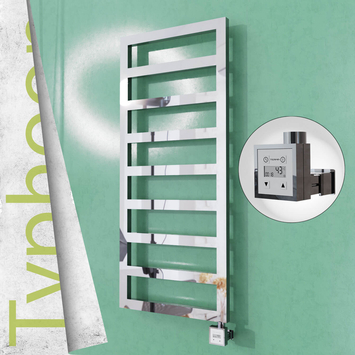 Radiva - Typhoon Elektrikli Paslanmaz Çelik Havlupan 400x1160 Satin Polisaj (KTX3 Termostat) 300W