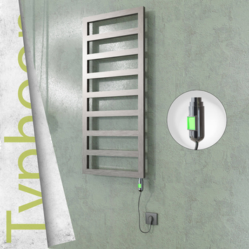 Radiva - Typhoon Elektrikli Paslanmaz Çelik Havlupan 400x1160 Satin Polisaj (On/Off Düğmeli) 300W