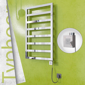 Radiva - Typhoon Elektrikli Paslanmaz Çelik Havlupan 400x1580 Ayna Polisaj (KTX1 Termostat) 300W Spiral Kablolu
