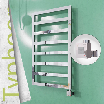 Radiva - Typhoon Elektrikli Paslanmaz Çelik Havlupan 400x1580 Ayna Polisaj (KTX1 Termostat) 300W