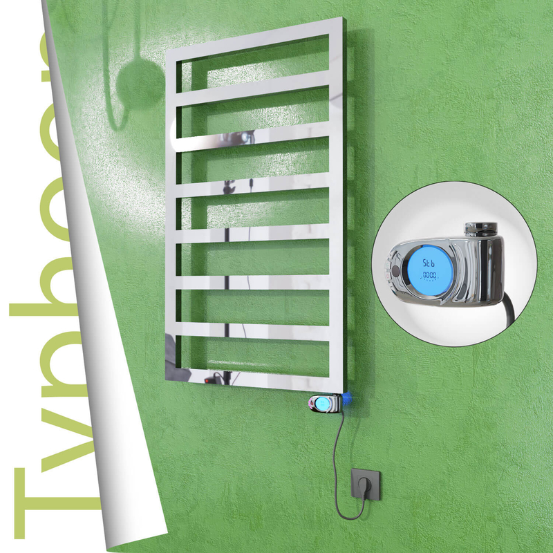 TYPHOON Elektrikli Paslanmaz Çelik Havlupan 400x1580 Ayna Polisaj (Musa Termostat) 300W