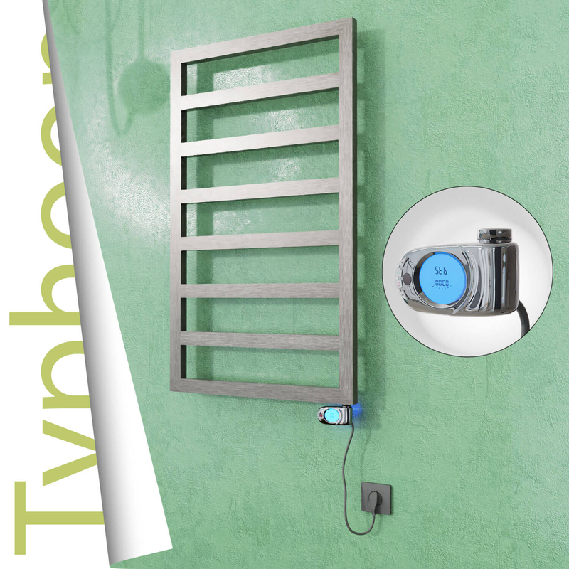 TYPHOON Elektrikli Paslanmaz Çelik Havlupan 400x1580 Satin Polisaj (Musa Termostat) 300W