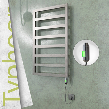 Radiva - Typhoon Elektrikli Paslanmaz Çelik Havlupan 400x1580 Satin Polisaj (On/Off Düğmeli) 300W