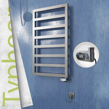 Radiva - Typhoon Elektrikli Paslanmaz Çelik Havlupan 400x1580 Satin Polisaj (Thesis Termostat) 300W