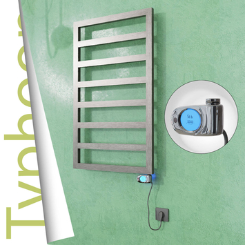 Radiva - Typhoon Elektrikli Paslanmaz Çelik Havlupan 400x1580 Satine Altın (Musa Termostat) 300W