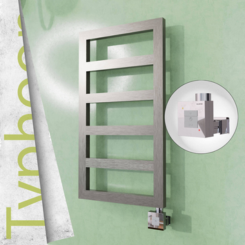 Radiva - Typhoon Elektrikli Paslanmaz Çelik Havlupan 400x740 Satin Polisaj (KTX1 Termostat) 200W