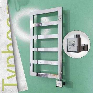 Radiva - Typhoon Elektrikli Paslanmaz Çelik Havlupan 400x740 Satin Polisaj (KTX3 Termostat) 200W