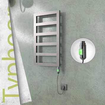 Radiva - Typhoon Elektrikli Paslanmaz Çelik Havlupan 400x740 Satin Polisaj (On/Off Düğmeli) 200W