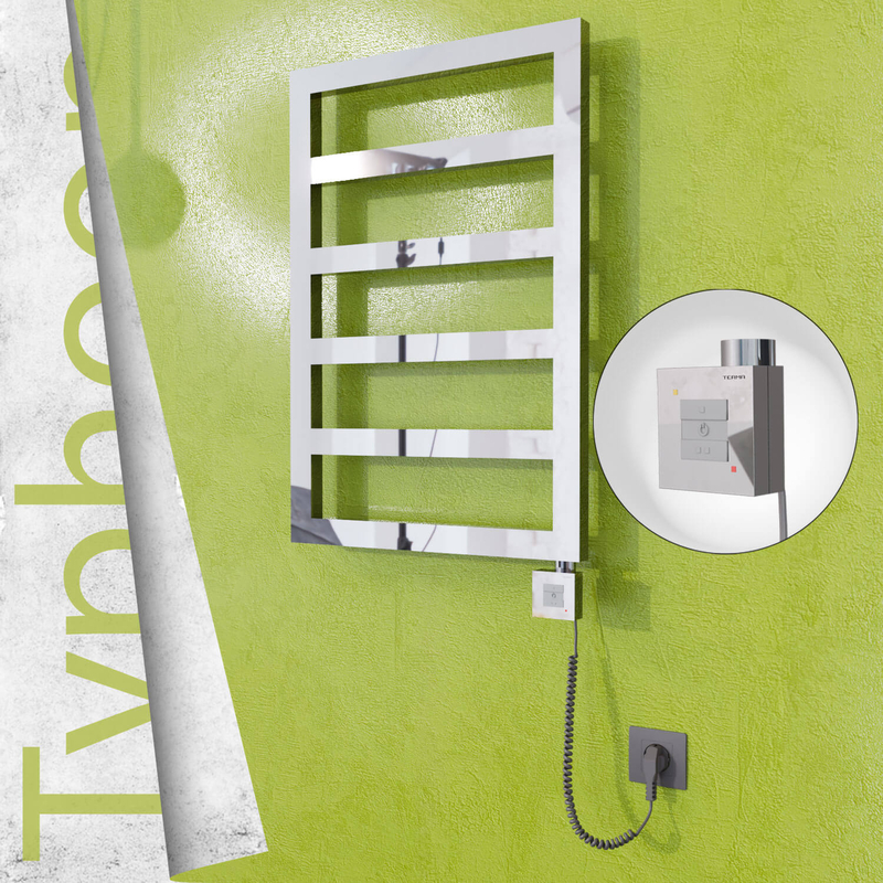 TYPHOON Elektrikli Paslanmaz Çelik Havlupan 500x1020 Ayna Polisaj (KTX1 Termostat) 300W Spiral Kablolu