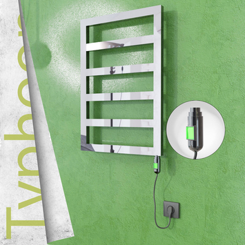 Radiva - Typhoon Elektrikli Paslanmaz Çelik Havlupan 500x1020 Ayna Polisaj (On/Off Düğmeli) 300W