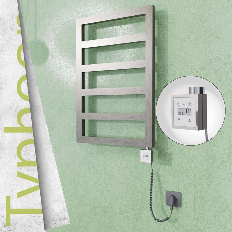 TYPHOON Elektrikli Paslanmaz Çelik Havlupan 500x1020 Satin Polisaj (KTX3 Termostat) 300W Spiral Kablolu