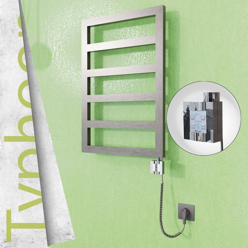TYPHOON Elektrikli Paslanmaz Çelik Havlupan 500x1020 Satin Polisaj (KTX4 Termostat) 300W Spiral Kablolu